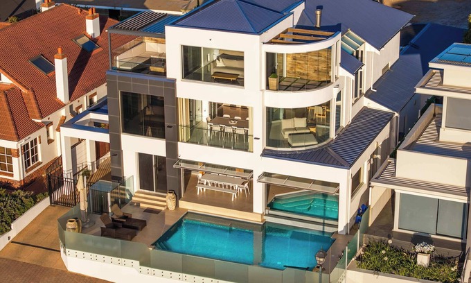 Brighton House | Ocean View Villa with Pool, Spa & Cinema