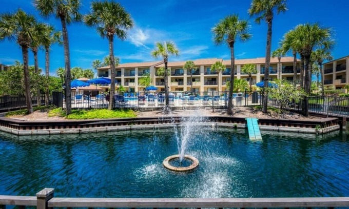 Surfcrest Village Condo | Ocean Villas: Beachfront 2BR/2BA with Pool - Pet Friendly