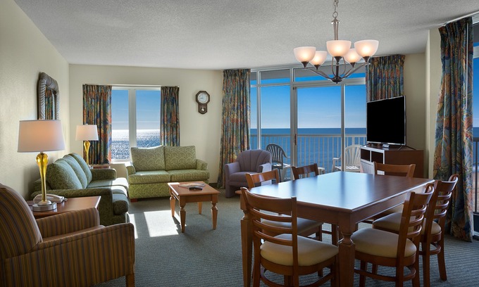 Arcadian Shores Resort | Oceanfront 3 Bedroom Condo at Great Resort + Official On-Site Rental Privileges