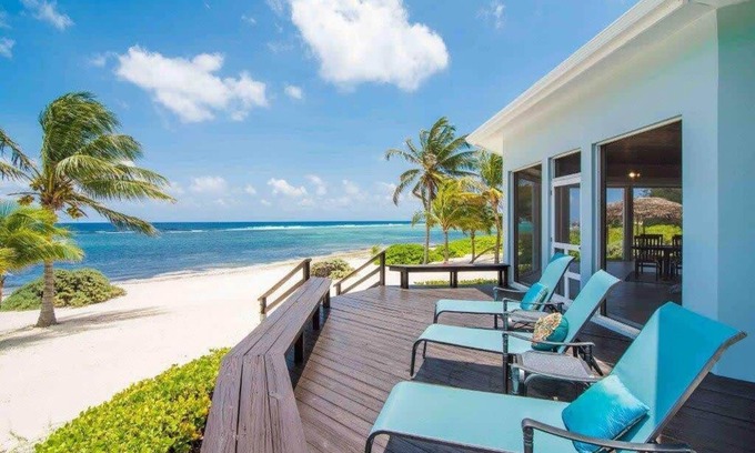 Bodden Town House | Oceanfront Beach House in Bodden Town ~ Sleeps 12