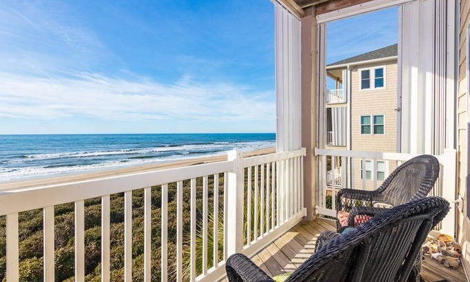 Indian Beach Condo | Oceanfront Gem: Pools/Hot Tub, Beach and Beyond