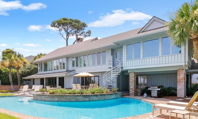 Beach Lagoon House | Oceanfront home with huge windows and a panoramic views