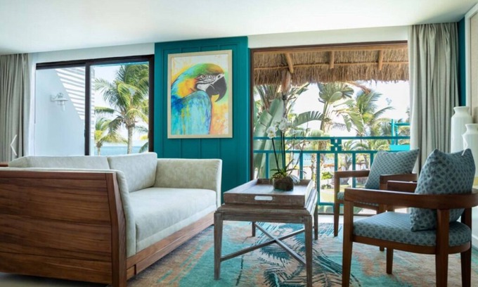 Puerto Morelos Apartment | Oceanfront Luxury Suite: A Caribbean Retreat w/Premium Benefits, ALL-INCLUSIVE