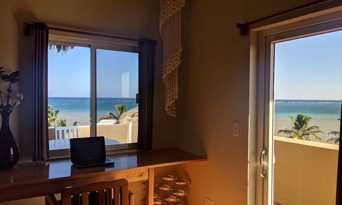 San Pedro Resort | Oceanfront penthouse, five private balconies, panoramic views. Free kayaks/bikes
