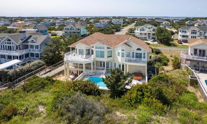 Whalehead Beach House | OCEANFRONT, Private Pool, Close to Beach Access, Ocean Views, Pool Table, WL925, Iselin