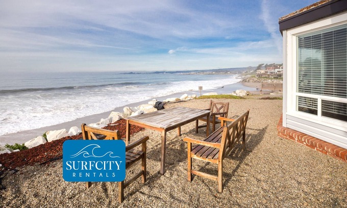 Opal Cliffs House | Oceanfront property offers 180 degree views!