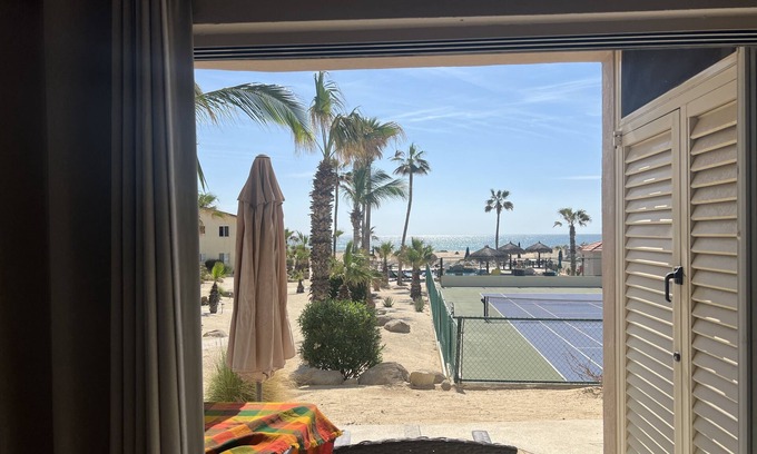Zona Hotelera Condo | Oceanfront San Jose del Cabo Viva #7. Quiet 48 condos heated pool & pickleball