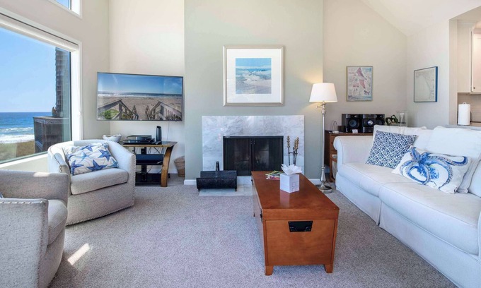 Pajaro Dunes Condo | Oceanfront Top Floor 2BR Condo at Pajaro Dunes Ocean Views & Modern Comfort!