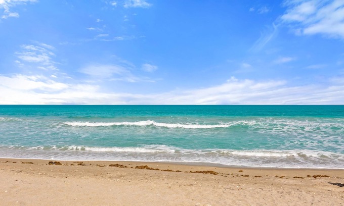 Hutchinson Island South Condo | Oceanfront tranquility awaits at Sand Dollar Shores.Steps away from the Beach