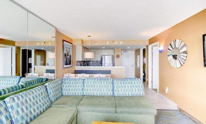 Virginia Beach Apartment | OCEANFRONT! Virginia Beach Boardwalk, 1-Bedroom, sleeps 6, beach, dolphins, fun