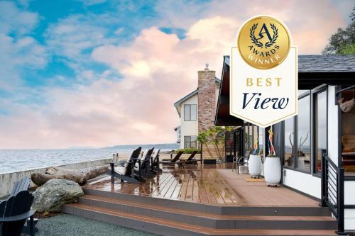 Bells Beach House | Oceanfront w Game Room Fire Pit Panoramic Views Angels Landing by AvantStay