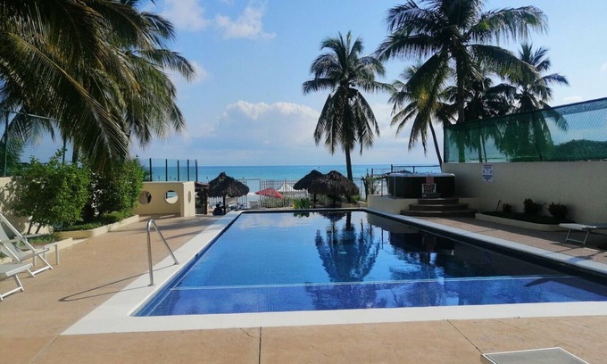 Emiliano Zapata Condo | Oceanside Escape, Steps to Surf Breaks & Dining
