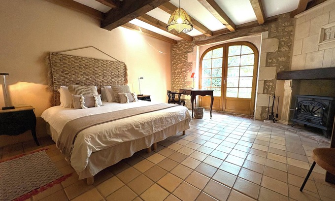 Festalemps Other | OLD STONE FARMHOUSE WITH SWIMMING POOL