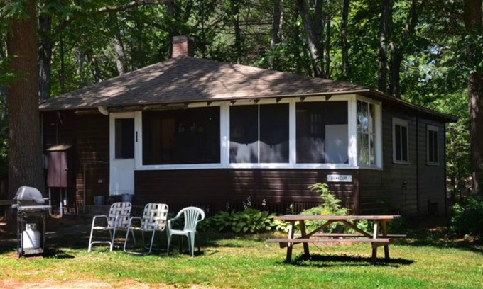 Gilmanton IW Cottage | Old-Timey Lakeside Cottage w/natural sand beach, crystal-clear water! Pets ok