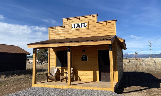 Island Park Cabin | Old West Escapes, Jail