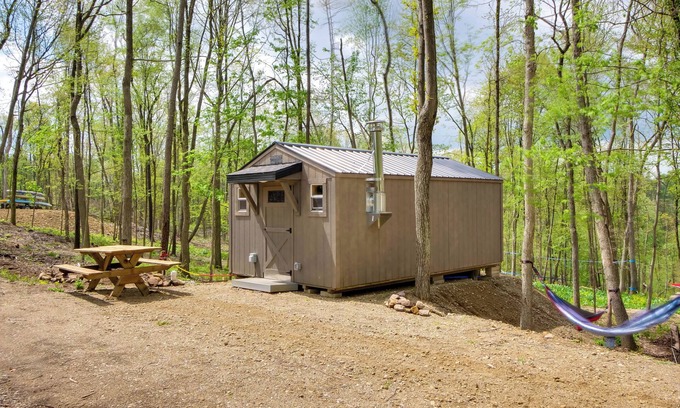 Blissfield Apartment | On-Site Trails to Mohican River: Tiny Home Retreat
