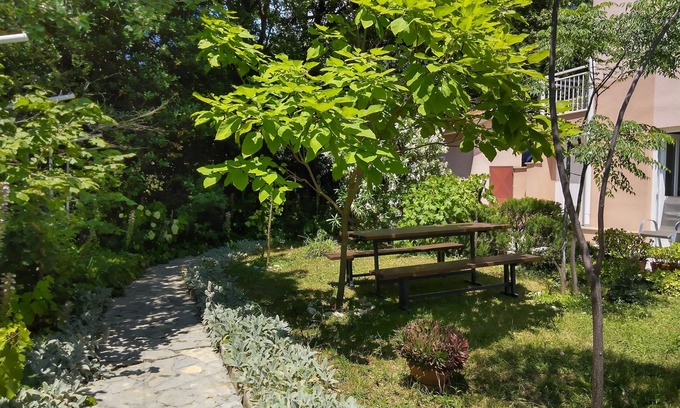 Obrs Apartment | One bedroom apartment with terrace Mošćenička Draga, Opatija (A-2327-d)