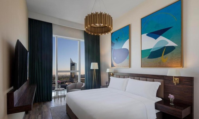 Dubai Media City Apartment | One Bedroom Apartment Near The Media Lounge Palm By Luxury Bookings