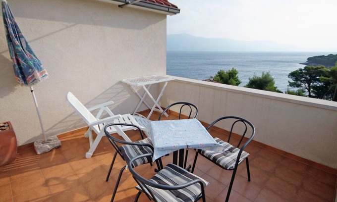 Postira Apartment | One bedroom apartment with terrace and sea view Postira, Brač (A-3244-b)
