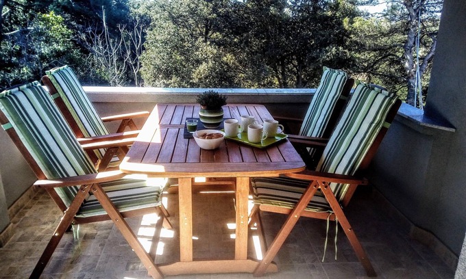 Silba Apartment | One bedroom apartment with terrace and sea view Silba (A-17603-a)