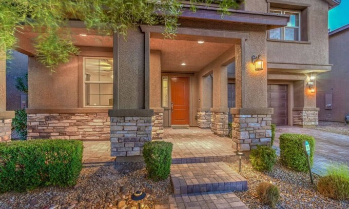 Enterprise House | Opulent Rose | Luxury South Vegas Furnished Rental
