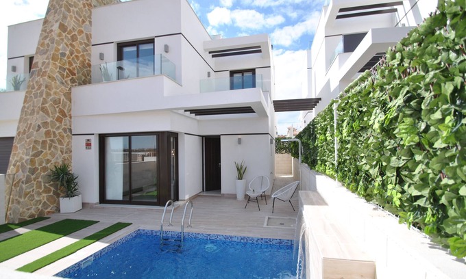 Orihuela Costa Villa | Orihuela Costa new modern villa 2 bdrms, 2bath, private pool, air conditioned