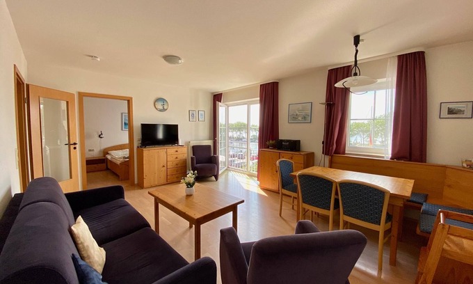 Orth Apartment | Orth B16 - great harbor and Baltic Sea view