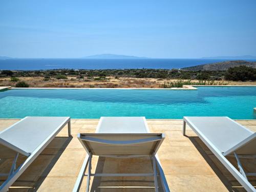 Paros Villa | Oscar Villa, 180 panoramic sea views and pool