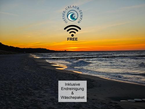 Zempin Apartment | Ostsee-Urlaub-Zempin direkt am Küstenwald, nur wenige Minuten zum Strand, optimal für Paare mit einem Hund bis 40cm