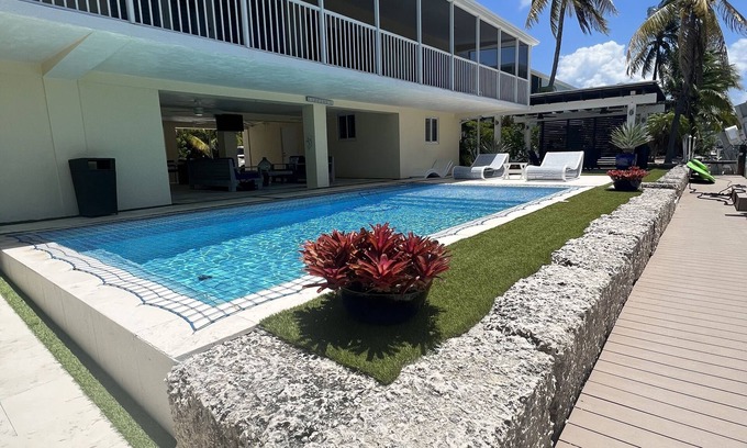 Toll Gate Shores House | "Our Happy Place" Paradise in Islamorada with Heated Pool and 90 ft Dock