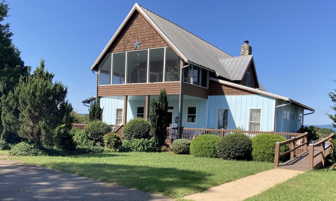 Mill Spring House | Out Of The Blue - Blue Ridge Farm House