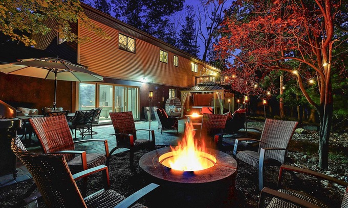 East Stroudsburg House | Outdoor Entertainment + Hot Tub: Poconos Home!
