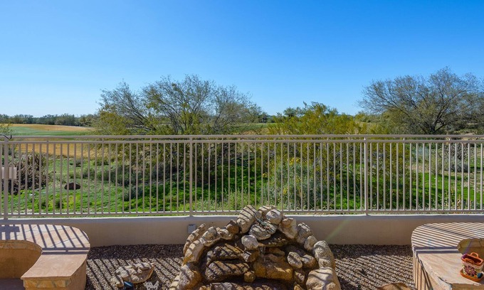 Desert View Village House | Overlooking the golf course w/ sunset views in a quiet gated neighborhood