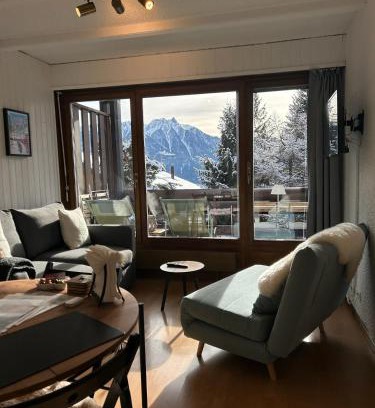 Ovronnaz Apartment | Ovronnaz - Studio with beautiful view and parking