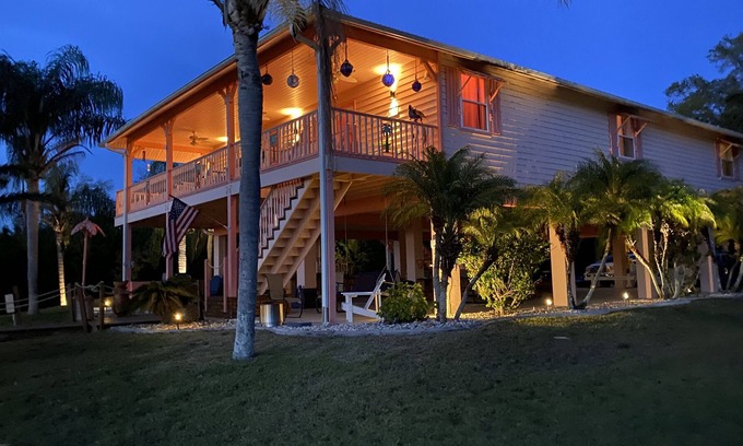 Crystal River House | Ozello Keys Waterfront Retreat on the Saint Martins River minutes to the Gulf.