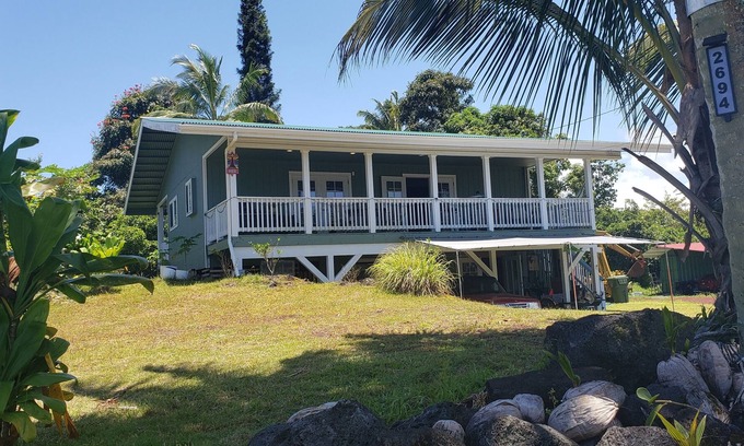 Kapoho House | Pahoa - Upper level home completely remodeled