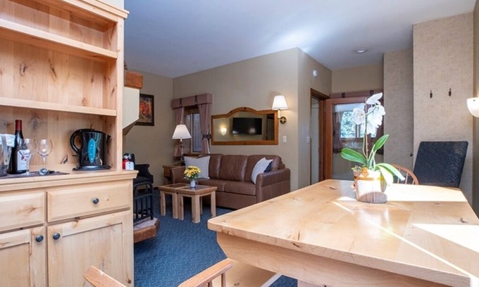 Olympic Valley Apartment | Palisades Tahoe Rental at Olympic Village Inn - Deluxe Bedroom Suite