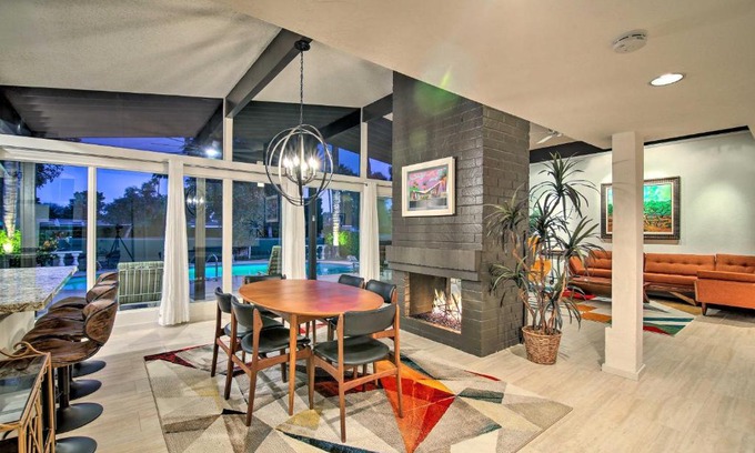 Palm Springs House | Palm Springs Oasis with Pool and Golf Course Views!