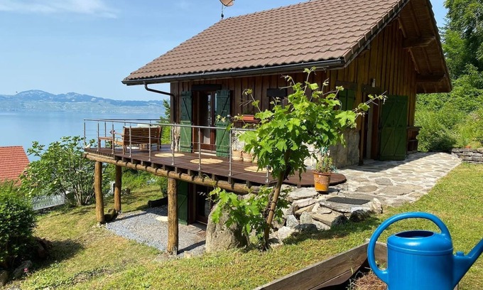 Meillerie Ski Chalet | Panoramic lake view chalet