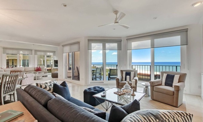 Fernandina Beach Condo | Panoramic Ocean Views from Your Private Penthouse
