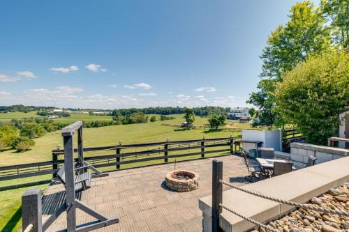 Millersburg Apartment | Panoramic Views Hillside Millersburg Studio