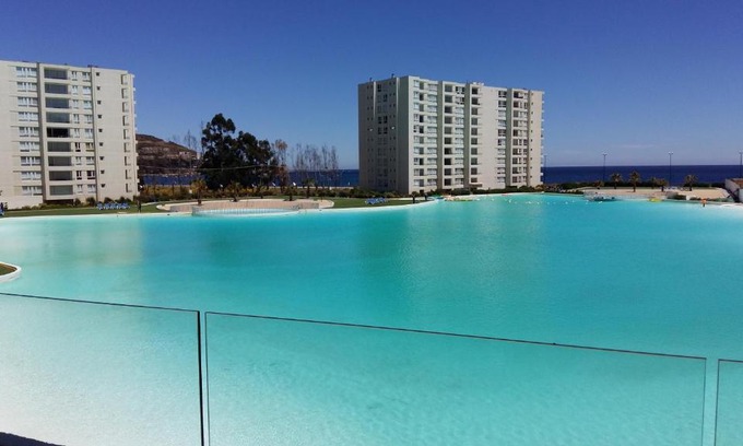 Papudo Apartment | Papudo Laguna VISTA AL MAR Y PISCINA