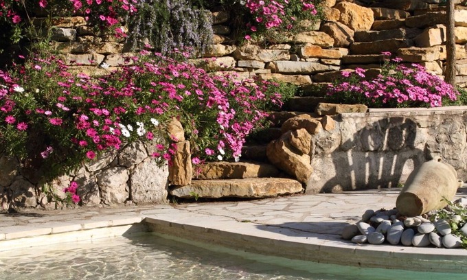 Saint-Jeannet House | Paradis des Cigales 3 Pieces ds villa swimming pool covered terrace panoramic view