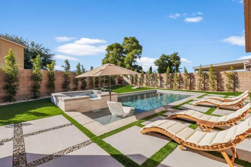 Coachella House | Paradise Coachella NEW Salt Water Pool & Landcape