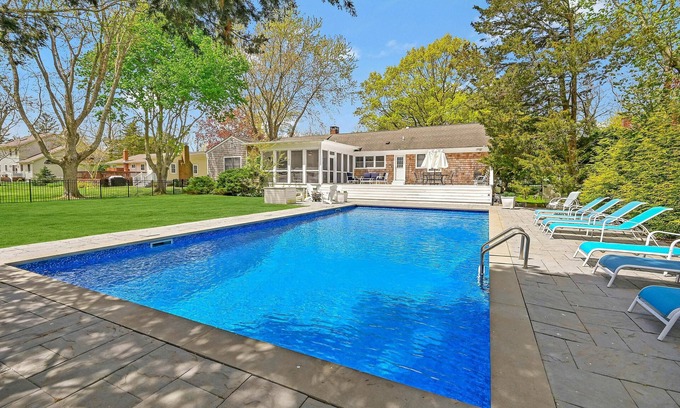 Southold House | “Paradise Found” - Walk to Private Beach & In-Ground Pool!