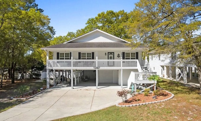 Ocean Isle Beach House | Paradise Retreat - close to Sunset Beach, Hot Tub, Dock