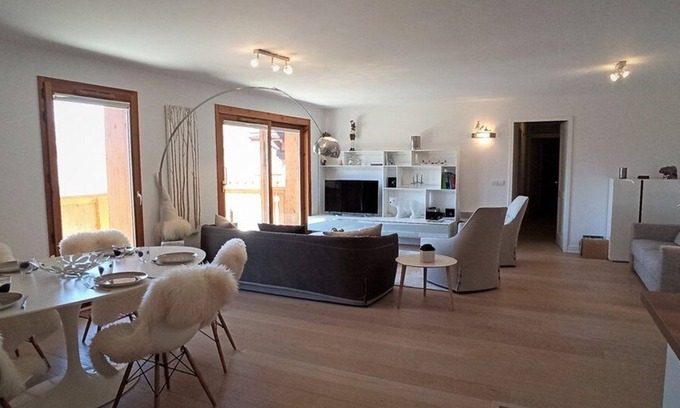 Vallandry Apartment | Paradiski beautiful renovated apartment plan peisey