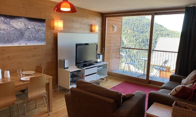 Plan Peisey Apartment | Paradiski ski in ski out plan peisey