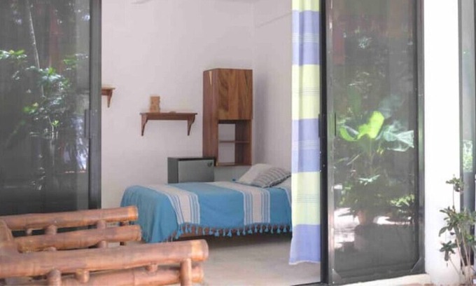 Los Tamarindos Apartment | Peaceful body & soul retreat. Steps from beach! AC