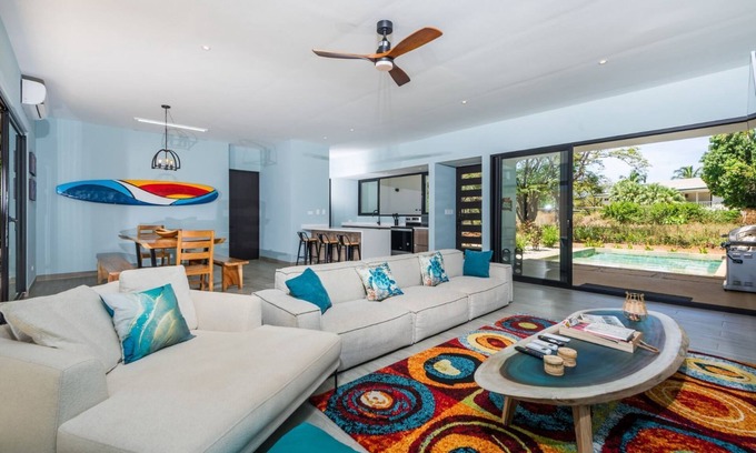 Junquillal House | Peaceful Coastal Getaway, Walk to the Beach & Surf